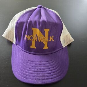 Norwalk Iowa Mesh Trucker Snapback Hat OSFM Vintage Pacesetter
